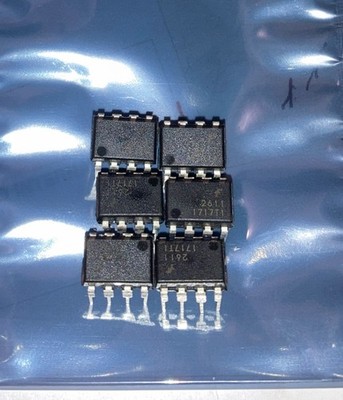 Fairchild HCPL-2611 HIGH CMR HIGH SPEED TTL COMPATIBLE OPTOCOUPLER 8 PIN DIP - 6