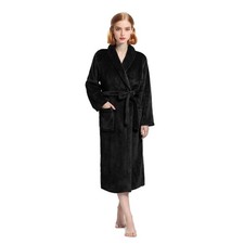 Plush Soft Robes Premium Fleece Cozy Warm Bathrobe Loungewear