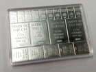 Sunshine Minting SMI 2 Oz .999 Silver Breakaway Prepper Eagle Bar USA (LotX4)
