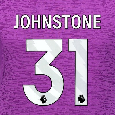 2024 2025 WOLVES 3RD WHITE JOHNSTONE 31 OFFICIAL PLAYER SIZE NAMESET