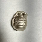 1/2 oz .999 Fine Silver Hand Poured Grenade-Bison Bullion