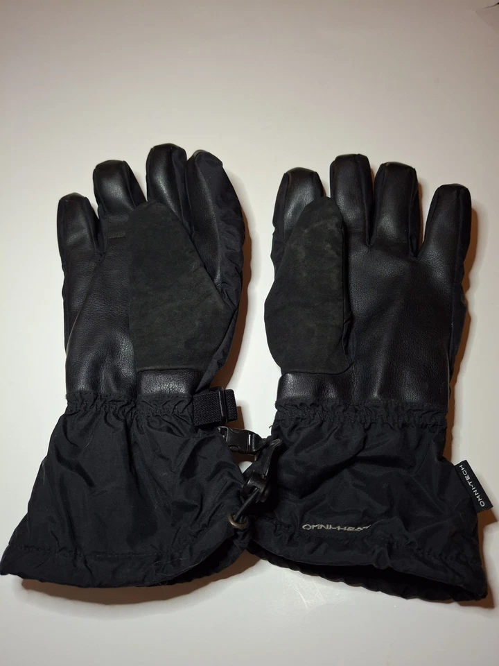 Luvas de inverno Columbia Whirlibird masculinas XL Omni-Tech pretas Omni-Heat - Imagem 4 de 4