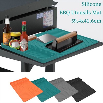 Silikon Grillplatte Werkzeuge Matte BBQ Utensilien Matte Praktische Aufbewahrung