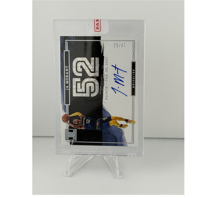 Panini 2022-23 Impeccable Stats Ja Morant Autographed /52 #IS-SA-JAM Grizzlies