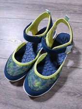 Lands End Water Shoes Big Girls Size 3 Blue Floral Mary Jane Shoes Kids