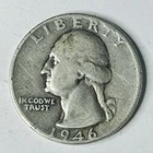 1946-P Washington Quarter .25c Circulated