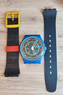 Rare Maxi Swatch MGS400 ROTOR 1986 Swiss Wall Clock Pop Art Design