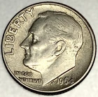 1964-D Roosevelt Dime - Circulated Condition - 90% Silver - US Coin - 3188