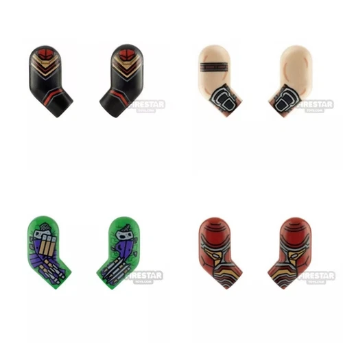 Custom Printed ARMS -Choose Style!- made with real LEGO® Arms- by Firestar