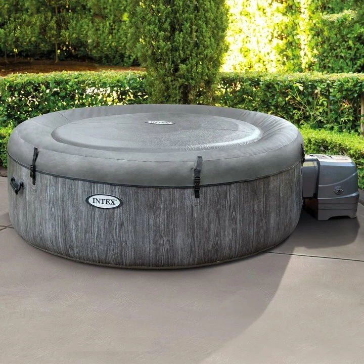 Pool PureSPA 28440 Bubble Greywood Deluxe rund 196/145cm Durchmesser Pool - Bild 3 von 4