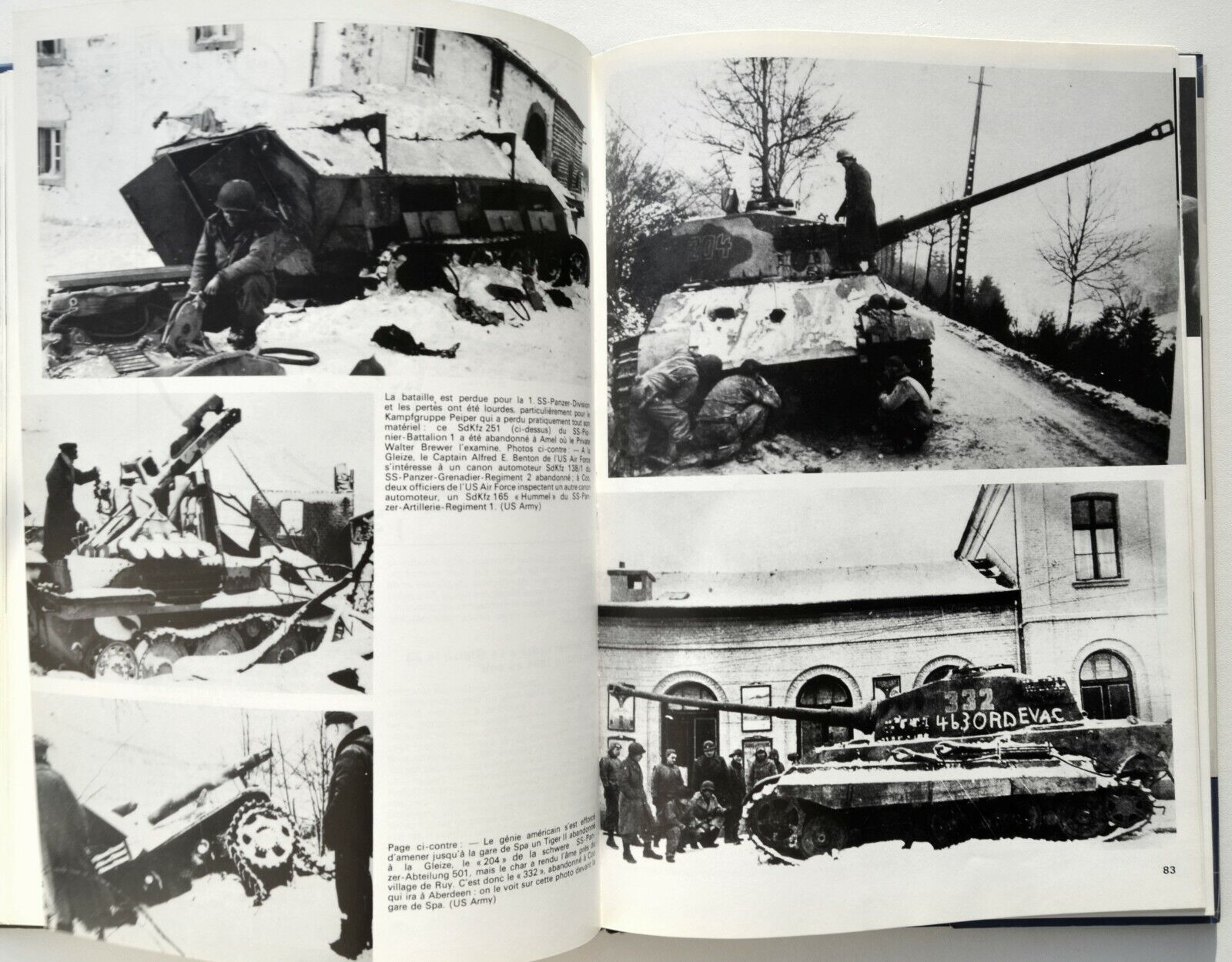 War 40-45: Massacre in Malmedy, Ardennes 1944 / Baugnez, La Gleize, Stoumont