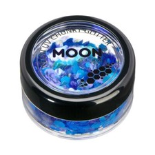 Moon Glow - Neon UV Chunky Glitter Blue M27051 Costume Make Up