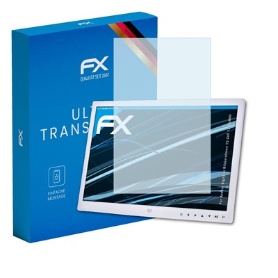 atFoliX Schutzfolie für Andoer Digitaler Bilderrahmen 15 Zoll 1280x800 klar