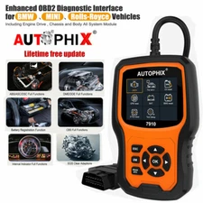 Autophix All System OBD2 Engine Fault Code Reader ABS SRS EPB TPMS Reset for BMW