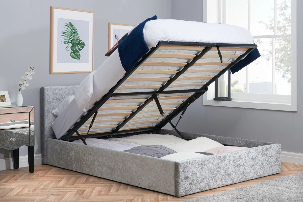 Double bed with storage ebay outlet