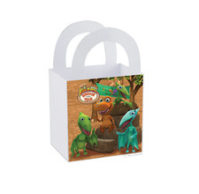 8 Dinosaurios Tren Caja de golosinas Fiesta Favor Botín Bolsa de regalos Cumpleaños 3" x 3"