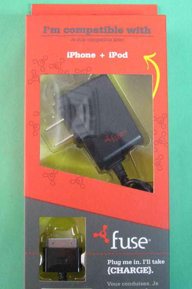 ПРЕДОХРАНИТЕЛЬ iPhone + iPod настенное зарядное устройство #06939 - Изображение 2 из 4