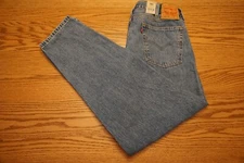 NWT MEN'S LEVI JEANS 550 '92 Multiple Sizes Relaxed Taper At Waist 100% Cotton