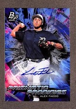 2018 Bowman Platinum Prismatic Prodigies #PPP-36 Alex Faedo /50