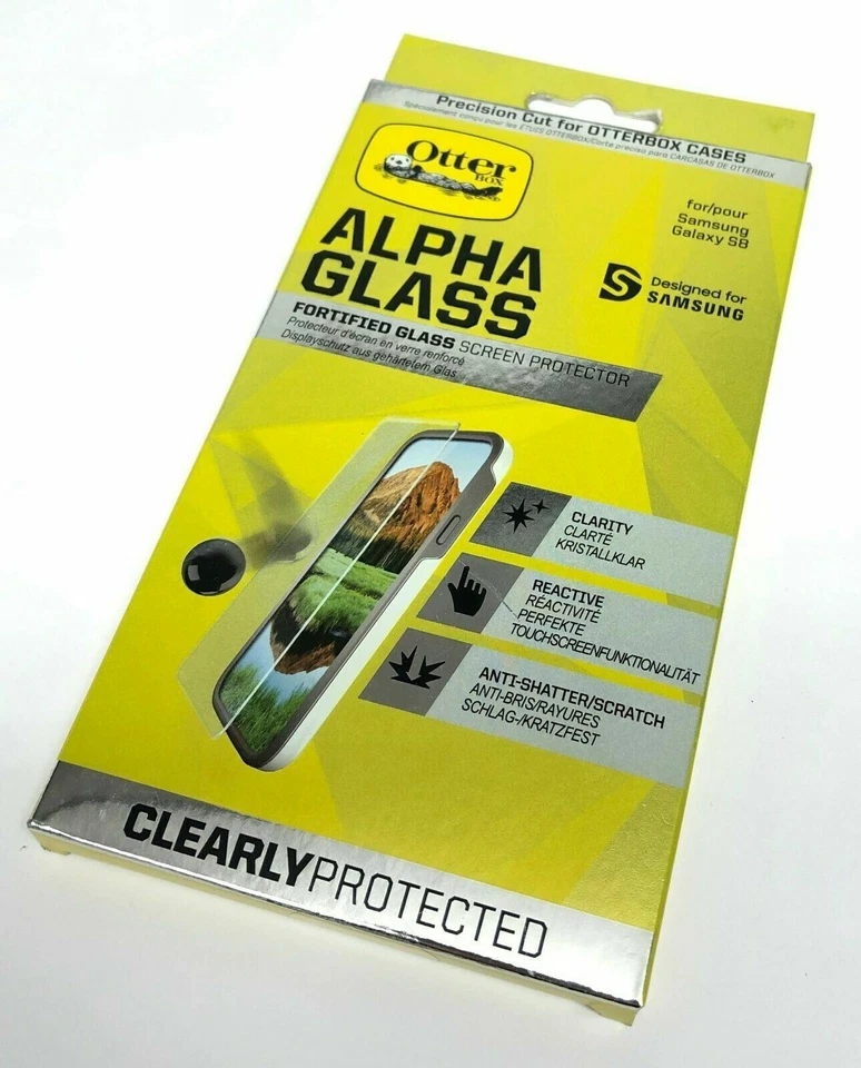 Genuine Otterbox Alpha Glass Screen Protector for Samsung S7 Edge/S8/Note9 - Image 3 of 4