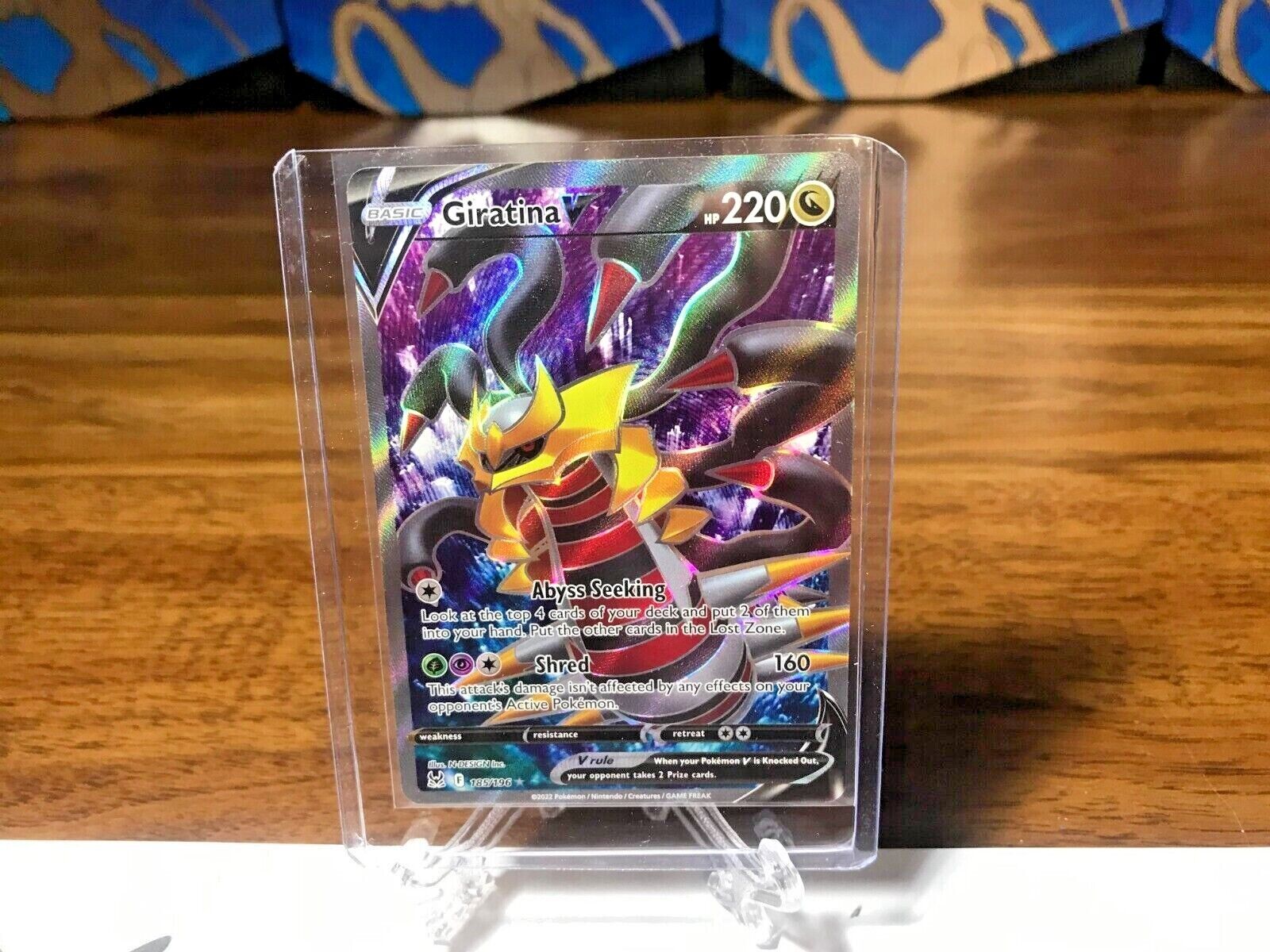 Mavin  Pokémon TCG Lost Origin - Giratina V Full Art 185/196