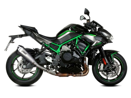 TERMINALE MIVV DELTA RACE INOX CARBONIO PER KAWASAKI Z H2 2020-2024 - Foto 2 di 3