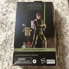 Star Wars The Black Series 6 Figure 2-Pack Deluxe - Luke Skywalker & Grogu New