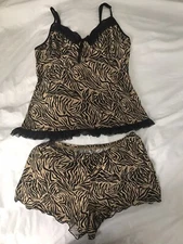 Studio Donatella Women’s 2 Piece Cami & Shorts PJ Set Small