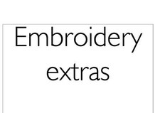 embroidery extras