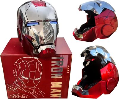 Iron Man Helm MK5 1:1 Autoking Vollautomatisch Voicecontrol/ Fernbedienung Gift