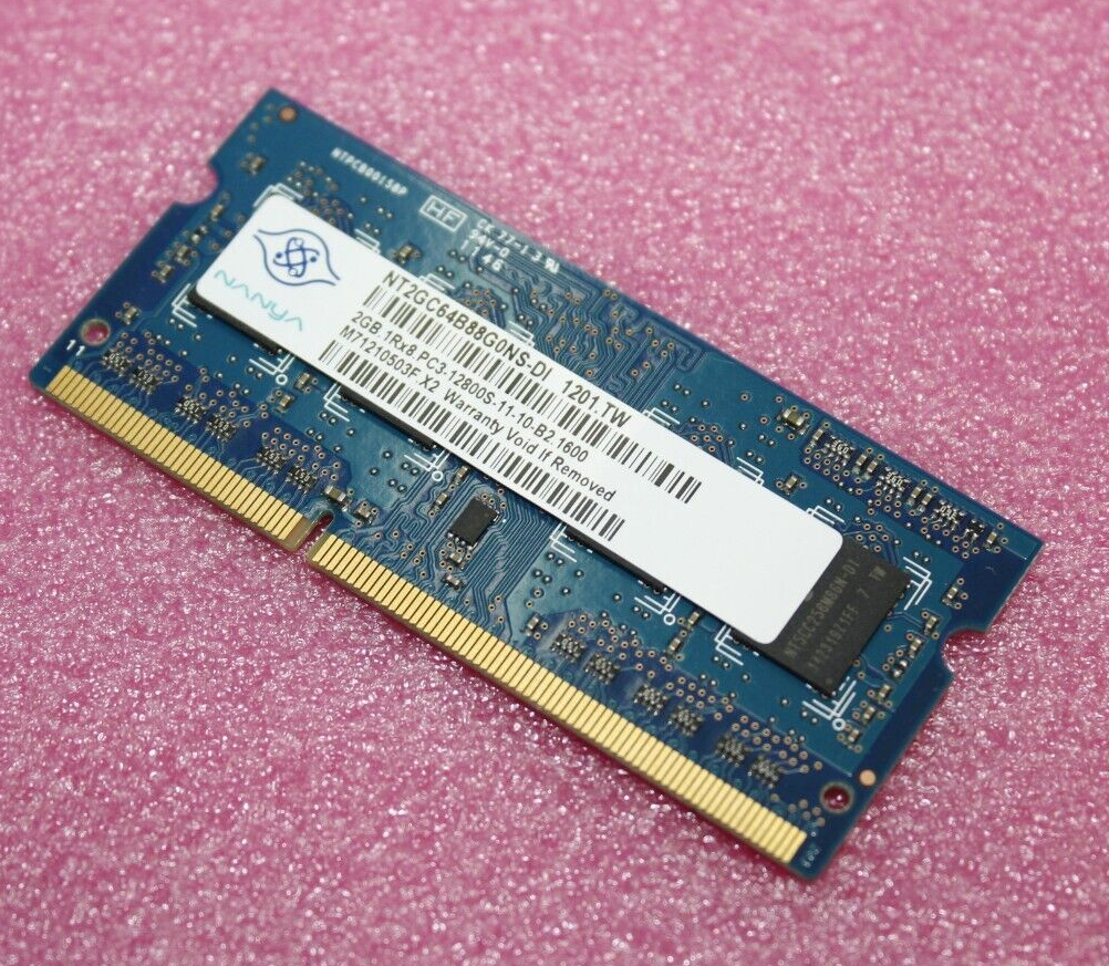 Ddr3 Laptop Nanya Ram 2gb Ddr3 Nanya NT2GC64B88G1NS-DI 2GB (1x2GB