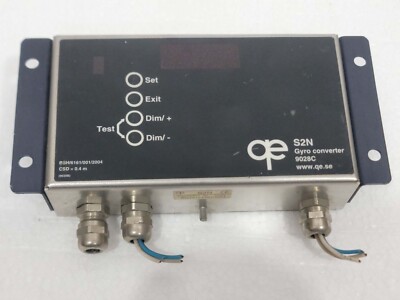 QE S2N GYRO CONVERTER 9028C SYNCHRO/STEPPER TO NMEA SN.12168 FAST SHIPPING