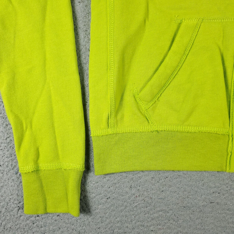 Hollister свитер женщин большой желтый/зеленый полный молнии толстовка с капюшоном - Изображение 4 из 4