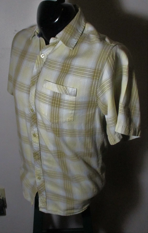 HORNY TOAD Tan 100% Organic Cotton Short Sleeve Shirt Size S - Image 4 of 4