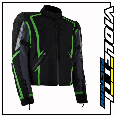 GIACCA KRT IN TESSUTO KAWASAKI UFFICIALE ORIGINALE NERO VERDE | eBay
