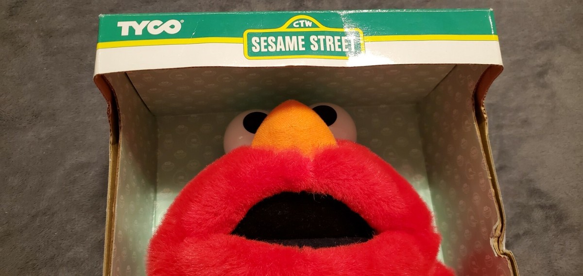 VINTAGE 1996 ORIGINAL TICKLE ME ELMO PLUSH DOLL TYCO NIB | eBay