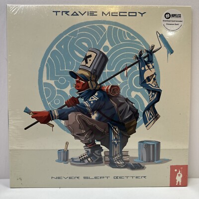 Travie McCoy - Never Slept Better -LP Vinyl 2022 CINNAMON SWIRL+DOWNLOAD -SEALED