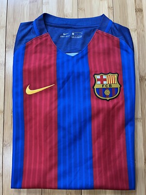 Mens Nike FC Barcelona 2016-'17 Home Stadium Jersey / Small Mens Nike FC Barcelona 2016-'17 Home Stadium Jersey / Small