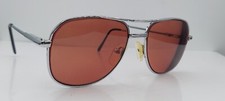 Vintage Viva 10 Silver Pilot Sunglasses Italy FRAMES ONLY