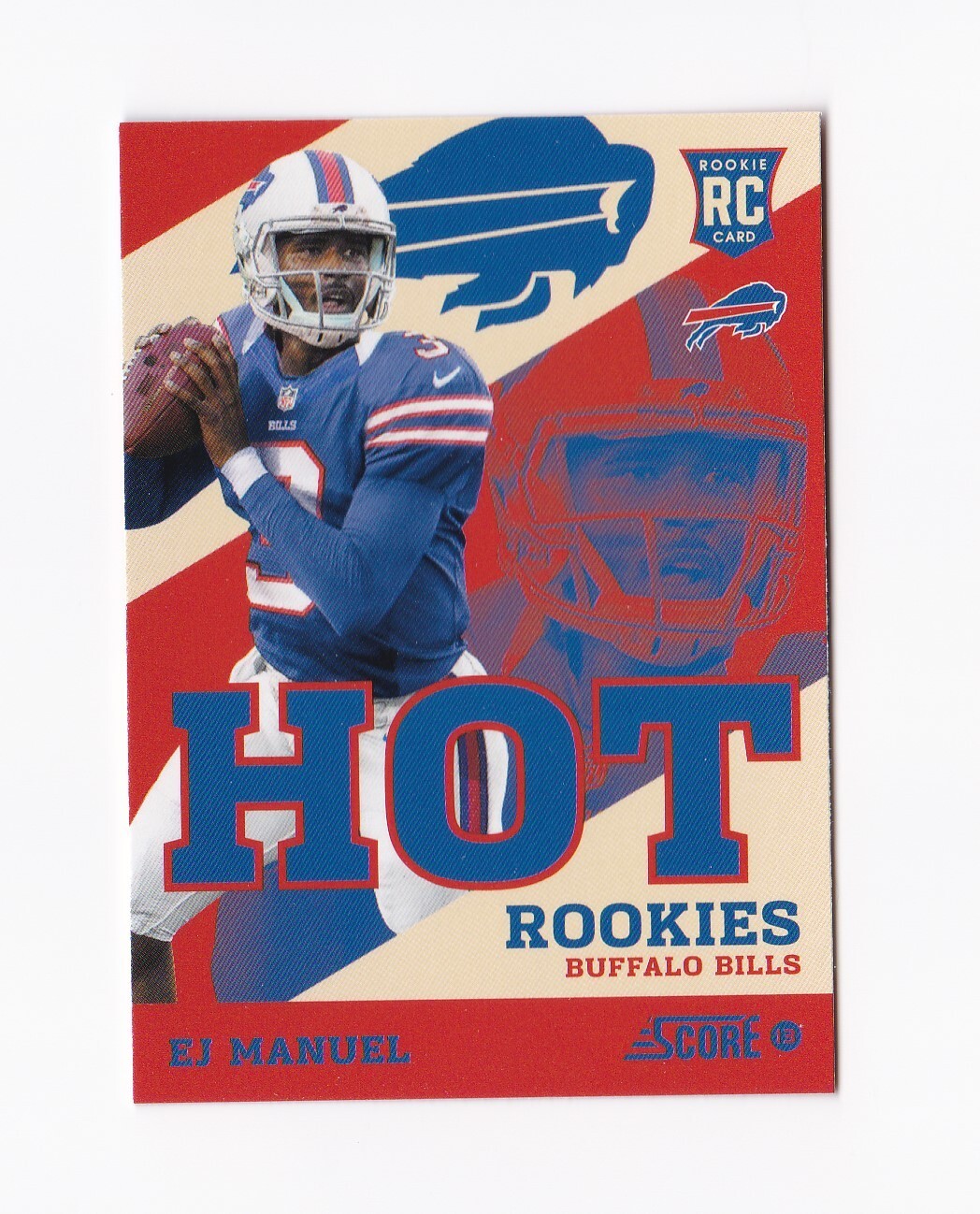 2013 Score Hot Rookies Retail #17 EJ Manuel RC Buffalo Bills Florida State FSU