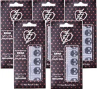 5 pack x Iron Fist - 12, Ruff Rider Nail Polish Strips/Stickers - Black Skull