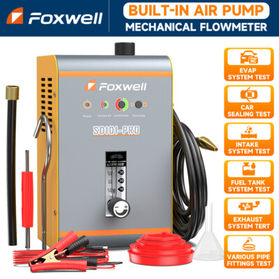 Foxwell Automotive EVAP Smoke Machine Diagnostic Vacuum Leak Detection Tester US