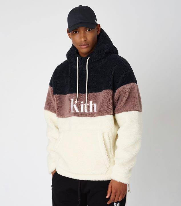 関税込 Kith Sherpa Double Pocket Hoodie Molecule シェルパ Kith Sherpa Double Pocket Hoodie Pearl Blue — Kick Game