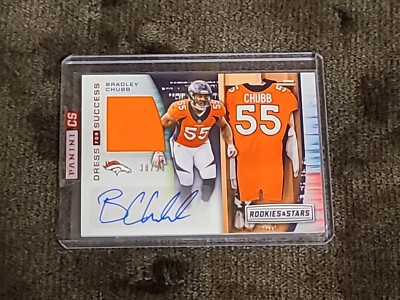 Bradley Chubb 2018 Panini Rookies & Stars Dress For Success Auto RC /99