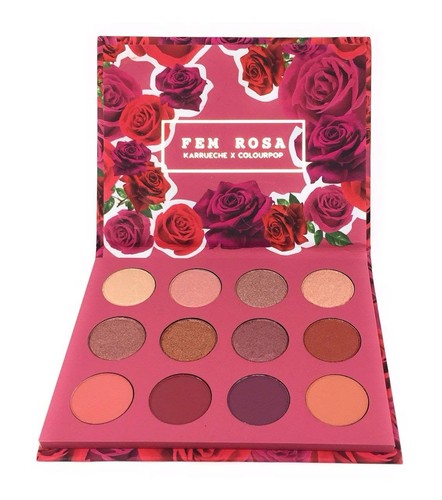ColourPop X Karrueche Eyeshadow Palette ~ Fem Rosa SHE | 12 Pan & NIB - Picture 1 of 5