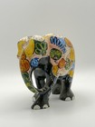 Hand Painted Indian Style Elephant Figurine | Colourful Decorative Ornament