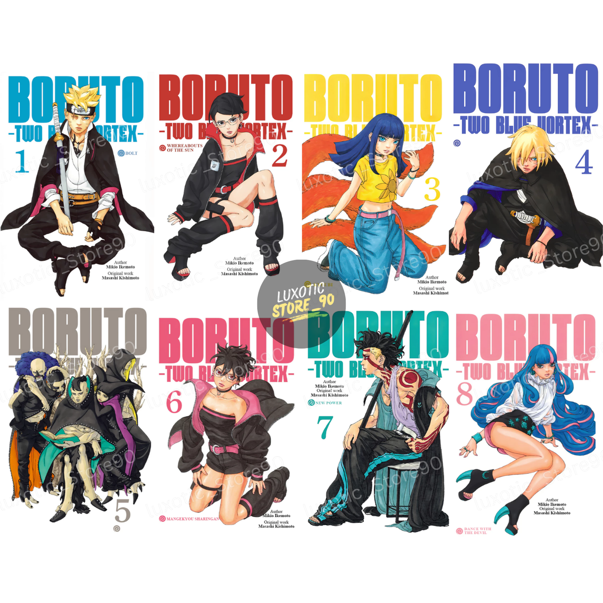 Boruto: Two Blue Vortex Manga New Volume 1-8 English Version