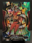 2025 Panini Select - Concourse Jayden Daniels  Black & Green Shock Prizm 🔥💎🔥