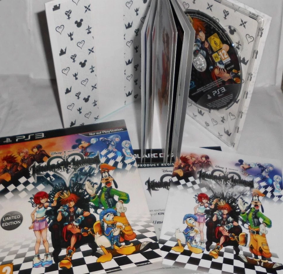 Playstation 3  Kingdom Hearts 1.5 SAMMLER LIMITED EDITION CD Buch im Pappschuber - Bild 1 von 1