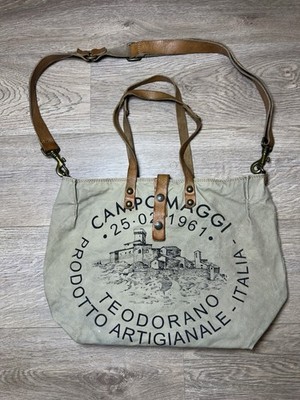 Campomaggi Teodorano Canvas Tote Shoulder Bad